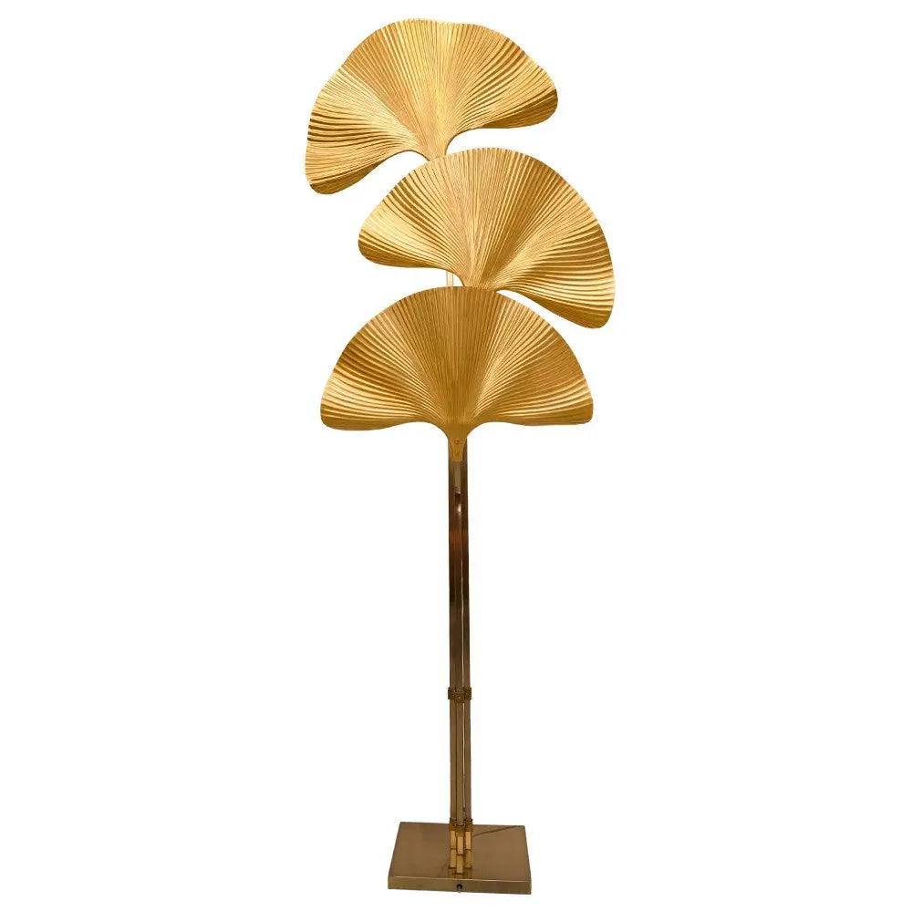 Gold on sale palm lamp